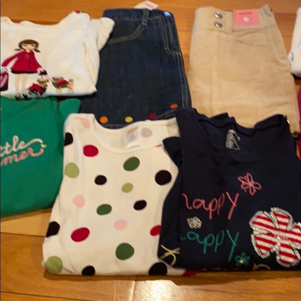 Gymboree lot 2 skirts 5 shirts size 8